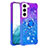 Coque Ultra Fine Silicone Souple Housse Etui Degrade Y04B pour Samsung Galaxy S23 5G Bleu