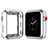 Coque Ultra Fine Silicone Souple Housse Etui S02 pour Apple iWatch 4 44mm Argent