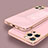 Coque Ultra Fine Silicone Souple Housse Etui S06 pour Apple iPhone 13 Pro Max Or Rose