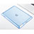 Coque Ultra Fine Silicone Souple Transparente pour Apple iPad 4 Bleu Ciel Petit