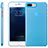 Coque Ultra Fine Silicone Souple Transparente T11 pour Apple iPhone 8 Plus Bleu