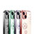 Coque Ultra Fine TPU Souple Housse Etui Transparente Fleurs pour Apple iPhone 14 Plus Petit