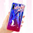 Coque Ultra Fine TPU Souple Housse Etui Transparente Fleurs pour Huawei Honor 9X Rouge