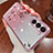 Coque Ultra Fine TPU Souple Housse Etui Transparente Fleurs pour Samsung Galaxy S23 Plus 5G Petit