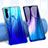 Coque Ultra Fine TPU Souple Housse Etui Transparente Fleurs pour Xiaomi Redmi Note 8 Bleu