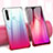 Coque Ultra Fine TPU Souple Housse Etui Transparente Fleurs pour Xiaomi Redmi Note 8 Rouge