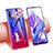 Coque Ultra Fine TPU Souple Housse Etui Transparente Fleurs T01 pour Huawei Honor 9X Rouge