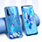 Coque Ultra Fine TPU Souple Housse Etui Transparente Fleurs T01 pour Huawei Nova 5i Violet