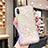Coque Ultra Fine TPU Souple Housse Etui Transparente Fleurs T02 pour Apple iPhone X Blanc