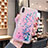 Coque Ultra Fine TPU Souple Housse Etui Transparente Fleurs T02 pour Apple iPhone X Rose