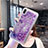 Coque Ultra Fine TPU Souple Housse Etui Transparente Fleurs T02 pour Apple iPhone XR Violet
