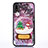 Coque Ultra Fine TPU Souple Housse Etui Transparente Fleurs T05 pour Apple iPhone XR Rouge