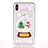 Coque Ultra Fine TPU Souple Housse Etui Transparente Fleurs T08 pour Apple iPhone X Petit