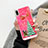 Coque Ultra Fine TPU Souple Housse Etui Transparente Fleurs T24 pour Apple iPhone XR Rouge