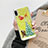 Coque Ultra Fine TPU Souple Housse Etui Transparente Fleurs T24 pour Apple iPhone XR Vert