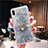 Coque Ultra Fine TPU Souple Housse Etui Transparente Fleurs T25 pour Apple iPhone XR Bleu Ciel