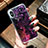 Coque Ultra Fine TPU Souple Housse Etui Transparente Fleurs T26 pour Apple iPhone X Violet
