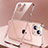 Coque Ultra Fine TPU Souple Housse Etui Transparente H01 pour Apple iPhone 13 Mini Or Rose
