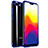 Coque Ultra Fine TPU Souple Housse Etui Transparente H01 pour Huawei Honor 10 Bleu