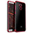 Coque Ultra Fine TPU Souple Housse Etui Transparente H01 pour Huawei Honor 6C Rouge