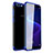 Coque Ultra Fine TPU Souple Housse Etui Transparente H01 pour Huawei Honor V10 Bleu