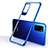 Coque Ultra Fine TPU Souple Housse Etui Transparente H01 pour Huawei Honor View 30 5G Bleu