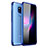 Coque Ultra Fine TPU Souple Housse Etui Transparente H01 pour Huawei Mate 20 X Bleu