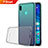 Coque Ultra Fine TPU Souple Housse Etui Transparente H01 pour Huawei P Smart (2019) Gris