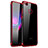 Coque Ultra Fine TPU Souple Housse Etui Transparente H01 pour Huawei P8 Lite (2017) Rouge