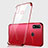 Coque Ultra Fine TPU Souple Housse Etui Transparente H01 pour Huawei Y8s Rouge