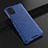 Coque Ultra Fine TPU Souple Housse Etui Transparente H01 pour Samsung Galaxy M51 Bleu