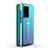Coque Ultra Fine TPU Souple Housse Etui Transparente H01 pour Samsung Galaxy S20 Ultra Cyan