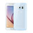 Coque Ultra Fine TPU Souple Housse Etui Transparente H01 pour Samsung Galaxy S6 SM-G920 Bleu