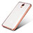 Coque Ultra Fine TPU Souple Housse Etui Transparente H01 pour Xiaomi Mi 4 Or Rose