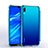 Coque Ultra Fine TPU Souple Housse Etui Transparente H02 pour Huawei Y7 (2019) Bleu Ciel