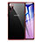 Coque Ultra Fine TPU Souple Housse Etui Transparente H02 pour Samsung Galaxy Note 10 Plus 5G Rouge