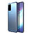 Coque Ultra Fine TPU Souple Housse Etui Transparente H02 pour Samsung Galaxy S20 Plus 5G Bleu