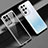 Coque Ultra Fine TPU Souple Housse Etui Transparente H02 pour Samsung Galaxy S21 Ultra 5G Argent