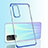 Coque Ultra Fine TPU Souple Housse Etui Transparente H03 pour Huawei Honor 30S Bleu