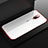 Coque Ultra Fine TPU Souple Housse Etui Transparente H03 pour OnePlus 6T Rouge