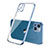 Coque Ultra Fine TPU Souple Housse Etui Transparente H04 pour Apple iPhone 14 Plus Bleu