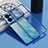Coque Ultra Fine TPU Souple Housse Etui Transparente H04 pour Oppo Reno9 Pro 5G Bleu