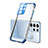 Coque Ultra Fine TPU Souple Housse Etui Transparente H09 pour Samsung Galaxy S23 Ultra 5G Bleu