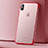 Coque Ultra Fine TPU Souple Housse Etui Transparente HT01 pour Apple iPhone Xs Rouge