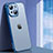 Coque Ultra Fine TPU Souple Housse Etui Transparente LD1 pour Apple iPhone 14 Bleu