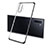 Coque Ultra Fine TPU Souple Housse Etui Transparente S01 pour Samsung Galaxy Note 10 Plus 5G Noir