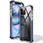 Coque Ultra Fine TPU Souple Housse Etui Transparente S02 pour Apple iPhone 12 Pro Max Bleu