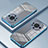 Coque Ultra Fine TPU Souple Housse Etui Transparente SY1 pour Huawei Mate 40 Pro+ Plus Bleu