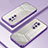 Coque Ultra Fine TPU Souple Housse Etui Transparente SY1 pour OnePlus 8 Pro Violet