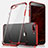 Coque Ultra Fine TPU Souple Transparente A07 pour Apple iPhone 7 Plus Rouge